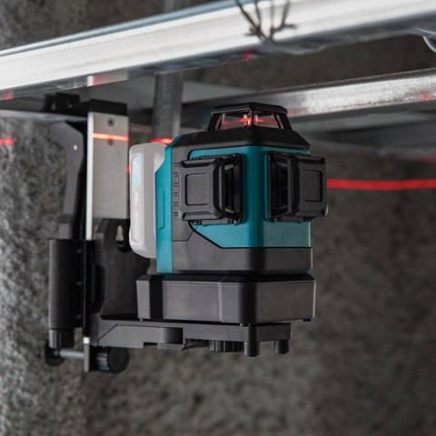 Akumulatorowy laser obrotowy 360° z wiązką czerwoną, 25/70 m, Makita [SK700D] 12V max, Li-Ion, CXT