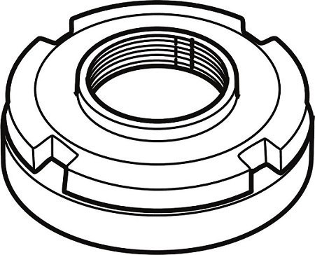 Klucz hakowy do nakrętek z rowkiem górnym Facom [118A]