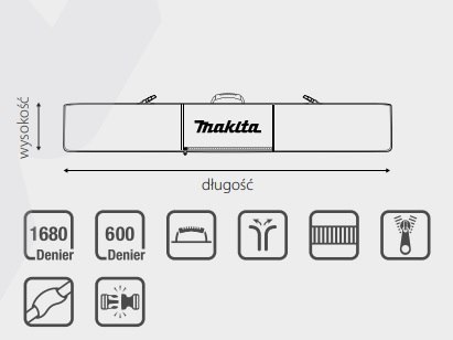 Pokrowiec na prowadnicę 1,5 m, Makita [E-05664]