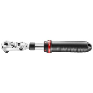 Pyłoszczelna grzechotka uchylna z blokadą wydłużana 3/8", z uchwytem teleskopowym 247-355 mm, 72 zęby, FACOM [JXL.171]