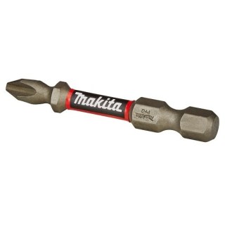 Zestaw 10 szt. magnetycznych końcówek udarowych 1/4" Philips PH2/50mm, Impact PREMIER MAKITA [E-03377]