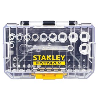 Zestaw 37 szt. nasadek i końcówek + grzechotka 1/4" Stanley FATMAX [FMMT19101-0] MODUŁ PRO-STACK S - zestaw mechaniczny