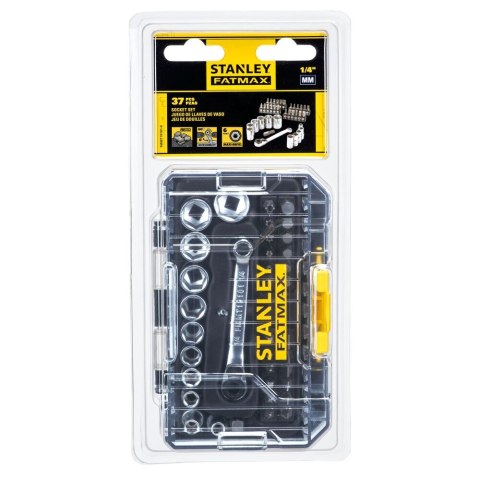 Zestaw 37 szt. nasadek i końcówek + grzechotka 1/4" Stanley FATMAX [FMMT19101-0] MODUŁ PRO-STACK S - zestaw mechaniczny