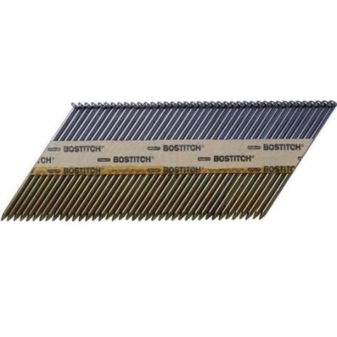 Gwoździe do gwoździarki 3,1 x 90mm, 2200szt. Bostitch [PT3190] gładkie, łączone papierem pod kątem 33°
