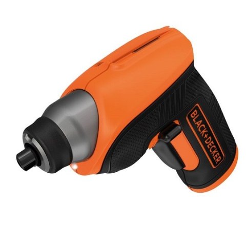 Wkrętak akumulatorowy 1/4" z dodatkową głowicą kątową Black+Decker [CS3652LC-QW] 3,6V Li-Ion, 1,5Ah
