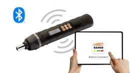 Wkrętak dynamometryczny elektroniczny z pomiarem momentu i kąta, pamięcią i łączem Bluetooth, 0.45-9Nm, Bahco [TASMB14H09] wewnę