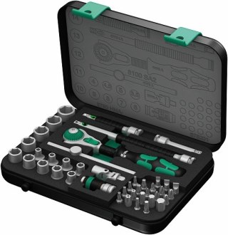 Zestaw 42 szt. kluczy nasadowych i końcówek z grzechotką Kraftform 8100 SA 2 Zyklop Speed 1/4" Wera [05003533001]