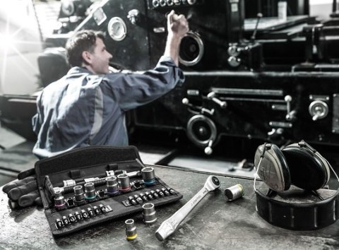 Zestaw nasadek 3/8" i końcówek 1/4", Zyklop Metal, 29 szt. [05004047001]