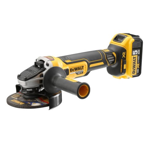 Akumulatorowa szlifierka kątowa 125mm, 18V XR, DeWALT [DCG405P3-QW] 3x5,0Ah