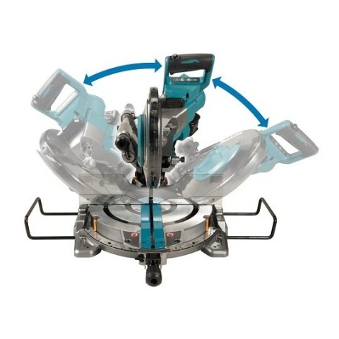 Akumulatorowa pilarka tarczowa/ukośnica 260mm, 40V max Makita [LS004GZ01] Li-lon, XGT, AWS Bluetooth, DXT