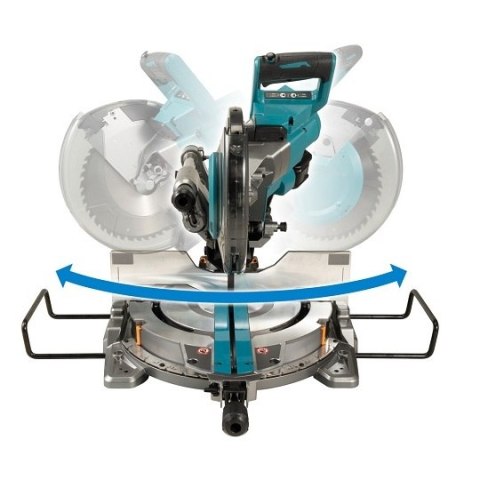 Akumulatorowa pilarka tarczowa/ukośnica 260mm, 40V max Makita [LS004GZ01] Li-lon, XGT, AWS Bluetooth, DXT