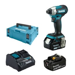 Akumulatorowa wkrętarka/zakrętarka udarowa 1/4'', 18V Makita [DTD157RFJ] 2x3,0Ah, Li-Ion