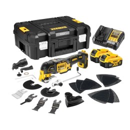 Akumulatorowe narzędzie wielofunkcyjne 18V Li-Ion 2x5,0Ah + 35 akcesoriów, DeWalt [DCS356P2-QW]