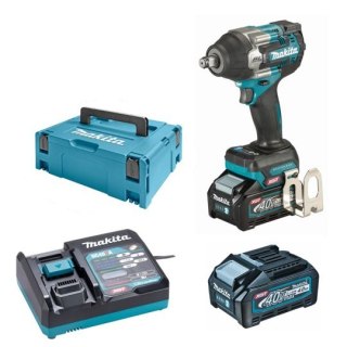 Akumulatorowy klucz udarowy 1/2", 1100Nm, Makita [TW007GM201] 40V max, 2x4,0Ah, Li-Ion, XGT