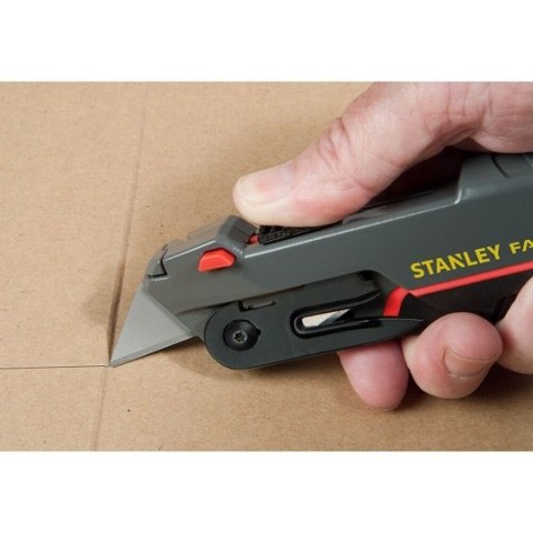 Nóż bezpieczny z automatycznie chowanym ostrzem trapezowym FatMax Stanley [0-10-242]