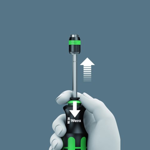 Wkrętak ręczny z magazynkiem, uchwyt 1/4", Kraftform Kompakt 20, Wera [05051016001] bity: płaskie, PH, PZ i Torx