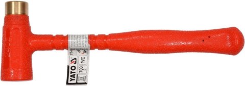 YATO młotek bezodrzutowy 300 g – mosiężny obuch