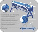 Zaginarka giętarka dekarska blacharska MAAD ZG-4000mm/0.8mm