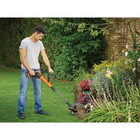 Akumulatorowa podkaszarka do trawy 28cm, 18V, Black+Decker [STC1820PC-QW] 2,0Ah, Li-Ion, AFS