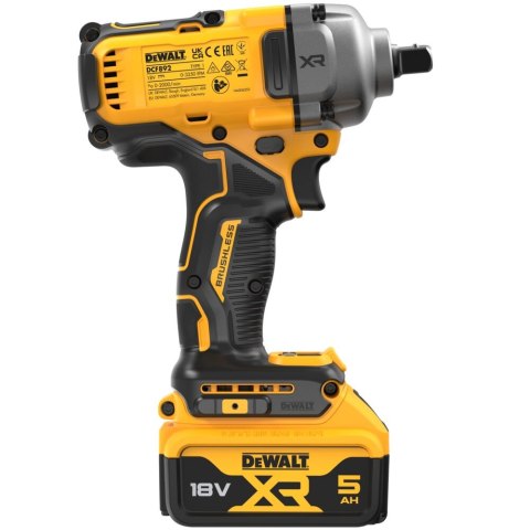 Akumulatorowy klucz udarowy 1/2", 812Nm, 18V XR, DeWalt [DCF892P2T-QW] Li-Ion 2x5,0Ah