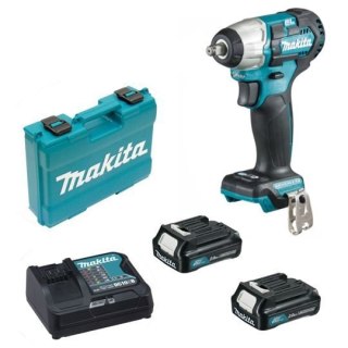 Akumulatorowy klucz udarowy 3/8", 160Nm, 12V max (10,8V) Makita [TW160DSAE] 2x2,0Ah, Li-Ion, CXT