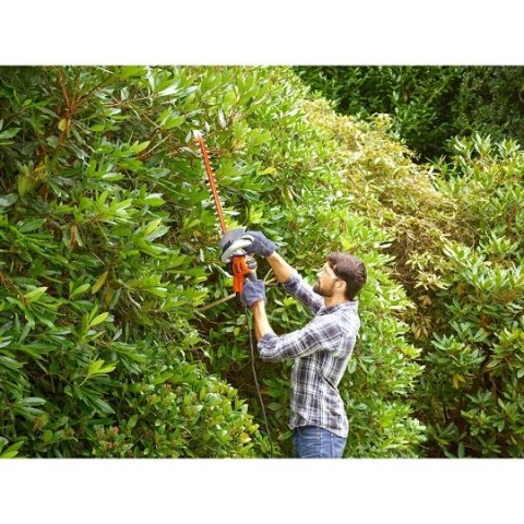 Elektryczne nożyce do żywopłotu 60cm, 550W Black+Decker [BEHTS451-QS]