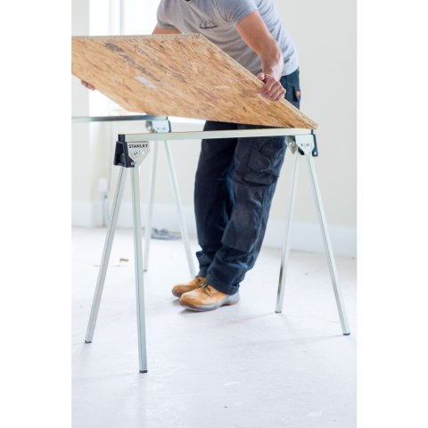 Metalowe kobyłki warsztatowe / stojaki 2 szt., Stanley [STST81337-1]