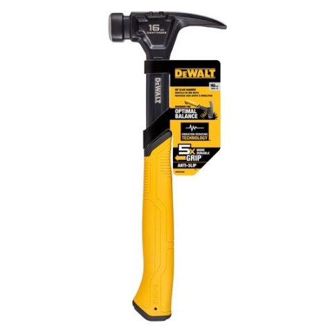 Młotek stalowy jednoczęściowy 454g DeWalt [DWHT51003-0] z magnetycznym uchwytem