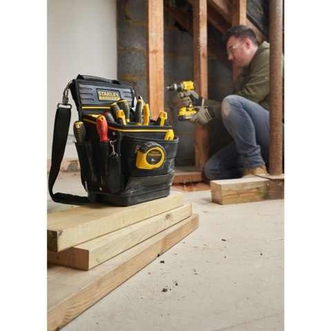 Otwarta, duża torba narzędziowa serii PRO-STACK™, Stanley [FMST17624-1] z paskiem na ramię