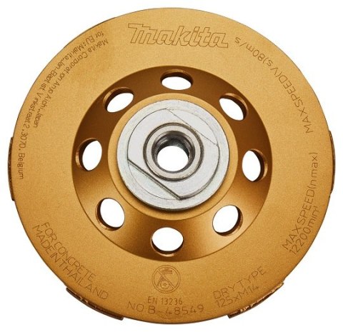 Tarcza diamentowa do czołowego szlifowania betonu 125mm, Makita [B-48549]