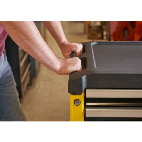 Wózek narzędziowy 5-szufladowy żółty bez narzędzi, Stanley [STST74305-1]