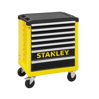 Wózek narzędziowy 7-szufladowy żółty bez narzędzi, Stanley [STST74306-1]