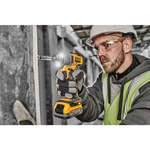 Zakrętarka udarowa akumulatorowa, 1/4" 18V XR DeWalt [DCF840D2T-QW] 2x2,0Ah, Li-Ion