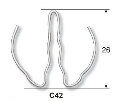 Zestaw 10 zawleczek zabezpieczających do nasadek udarowych 1/2" Koken [PKC42]