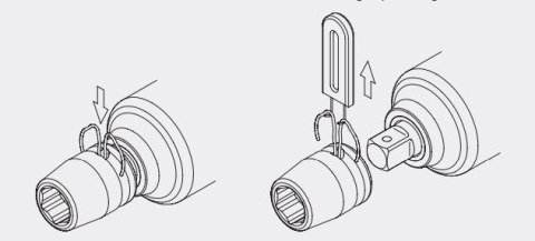 Zestaw 10 zawleczek zabezpieczających do nasadek udarowych 3/4" Koken [PKC61]