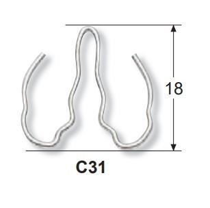 Zestaw 10 zawleczek zabezpieczających do nasadek udarowych 3/8" Koken [PKC31]