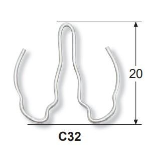Zestaw 10 zawleczek zabezpieczających do nasadek udarowych 3/8" Koken [PKC32]