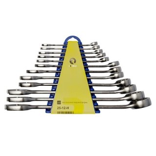 Zestaw 12 szt. kluczy oczkowo-płaskich 10-32mm, Irimo [25-12-H]