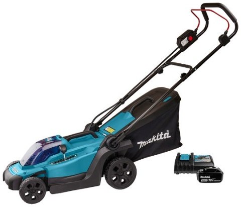 Akumulatorowa kosiarka do trawy 18V, 33cm, 30l, Makita [DLM330ST] 5,0Ah, Li-Ion