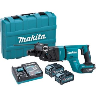 Akumulatorowa młotowiertarka z podkuwaniem SDS+, 40V max XGT, Makita [HR007GM201] 2x4,0Ah, Li-Ion, AWS, Bluetooth