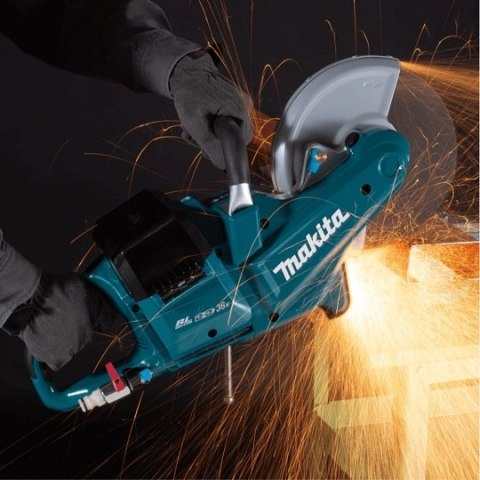 Akumulatorowa przecinarka tarczowa 230mm 2x18V Makita [DCE090ZX1] Li-Ion, LXT