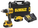 Akumulatorowa wiertarko-wkrętarka udarowa XR, Li-Ion 18V/2x5,0Ah, 90Nm, TStak, Dewalt [DCD805P2T-QW]