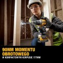 Akumulatorowa wiertarko-wkrętarka udarowa XR, Li-Ion 18V/2x5,0Ah, 90Nm, TStak, Dewalt [DCD805P2T-QW]