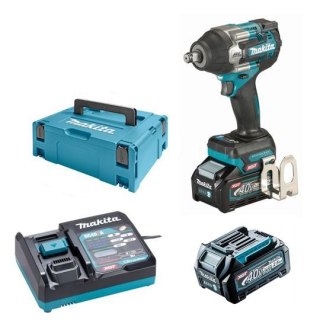 Akumulatorowy klucz udarowy 1/2", 1100Nm, 40V max, Makita [TW007GD201] 2x2,5Ah, Li-Ion, XGT