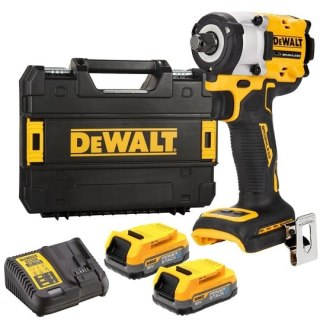 Klucz udarowy 1/2' 406Nm 18V POWERSTACK DeWalt [DCF921E2T-QW] 2x1,7Ah