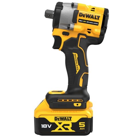 Akumulatorowy klucz udarowy 1/2' 406Nm 18V XR DeWalt [DCF922P2T-QW] 2x5,0Ah