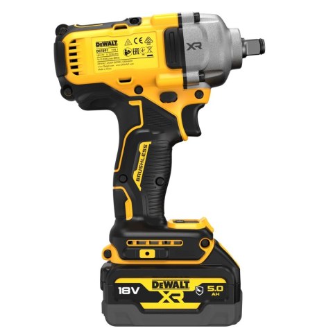 Akumulatorowy klucz udarowy 1/2'' 812Nm 2x5.0Ah 18V DeWalt [DCF891P2T-QW]