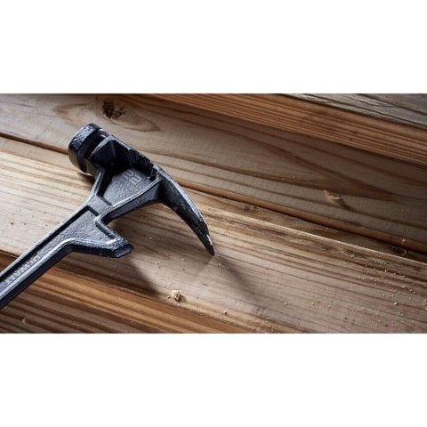 Młotek stalowy wyburzeniowy z karbowanym obuchem 624g, DeWalt [DWHT51008-0]