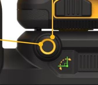 Samopoziomujący laser krzyżowy z wiązką zieloną, 30m, DeWALT [DCE088D1G18-QW]