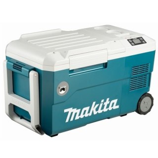Sieciowy/akumulatorowy chłodziarko-ogrzewacz 20L, 18V/40V max Makita [CW001GZ] lodówka, LXT/XGT/AC